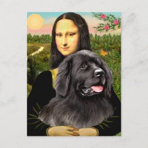 Newfie 2 - Mona Lisa Vykort