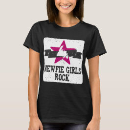 Newfie flickasten t shirt