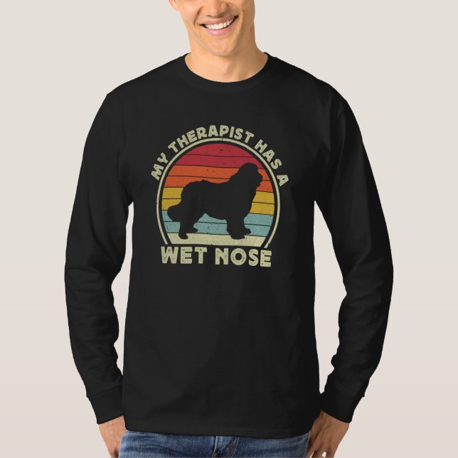Newfie For Men Women Newfy Newfoundland Dog Dad Mo T Shirt (Framsida)