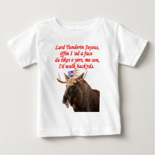 NEWFIE GÅR BACKWARDS.png Tee