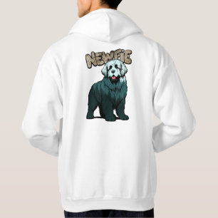NEWFIE i PNW-skoven Newfoundlandshund Hoodie
