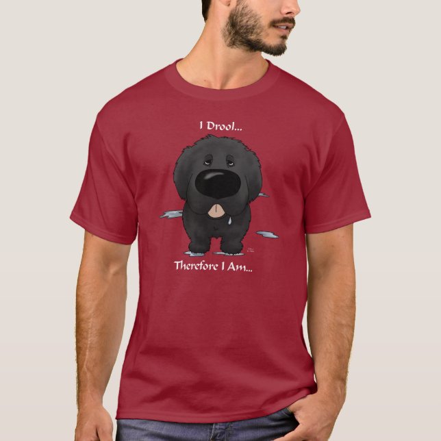 Newfie - jag dreglar t shirt (Framsida)