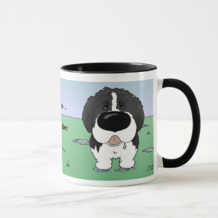 Newfie (Landseer) - jag dreglar Mugg