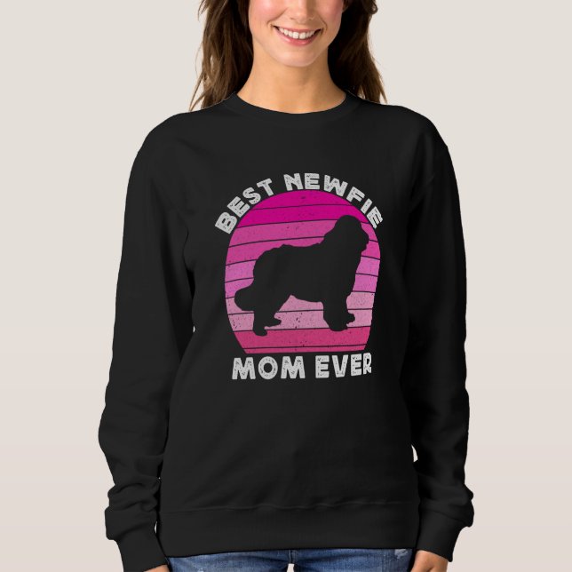 Newfie Mama Mom For Women Newfy Newfoundland Dog M T Shirt (Framsida)