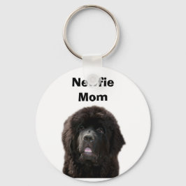 Newfie Mamma Keychain Nyckelring