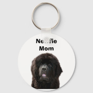 Newfie Mamma Keychain Nyckelring