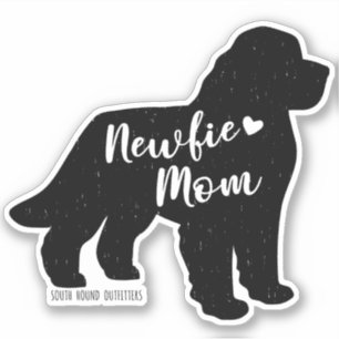 Newfie Mamma, Newfoundland Anpassningsbar-cut Viny Klistermärken