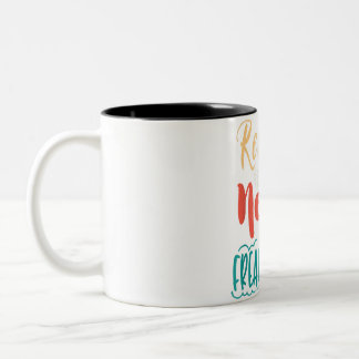 Newfie Mamma Newfoundland Hund Underbar Slappna av Två-Tonad Mugg