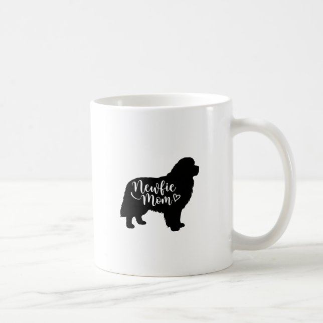 Newfie Mamma - Newfoundland Mamma - Newfie Hund Ma Kaffemugg (Höger)
