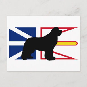 newfie silo on Flagga_of_Newfoundland_and_Labrador Vykort