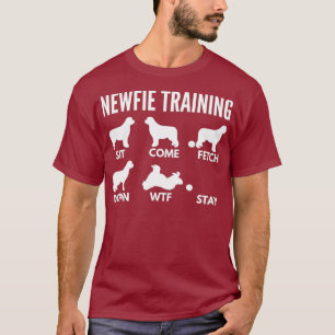 Newfie Training - Newfoundlands Hund T Shirt