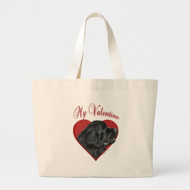 Newfie Valentine Jumbo Tygkasse (Framsidan)