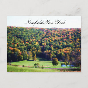 NEWFIELD NEW YORK-vykort Vykort
