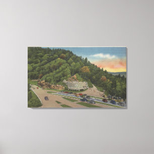Newfound Gap, TN - Laura Spelman minnesmärke Canvastryck