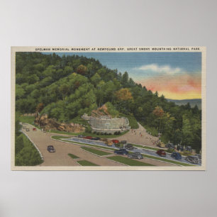 Newfound Gap, TN - Laura Spelman minnesmärke Poster