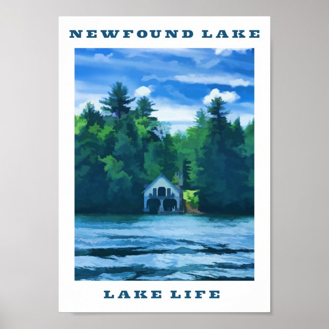 Newfound Lake - Lake Life Poster (Framsidan)