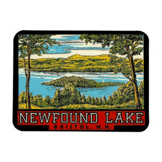 Newfound Sjö Bristol New Hampshire Travel Magnet