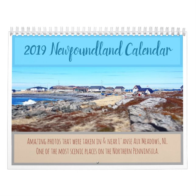 Newfoundland 2019 kalender (Omslag)