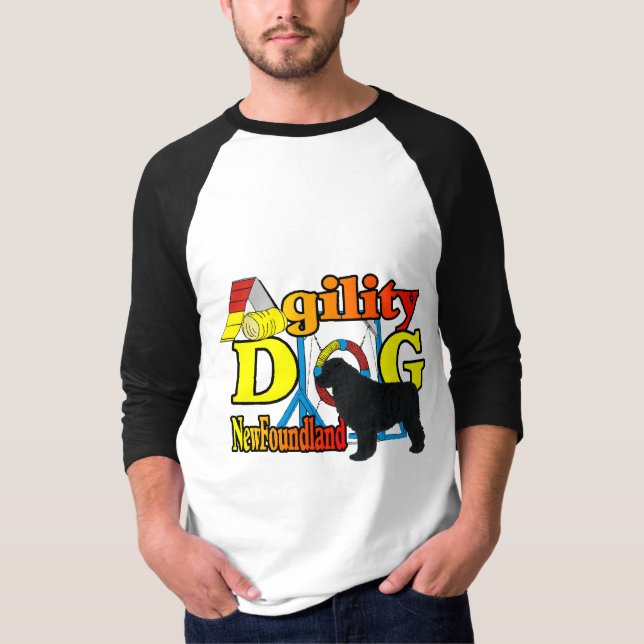 Newfoundland_Agilitet Gifts T Shirt (Framsida)