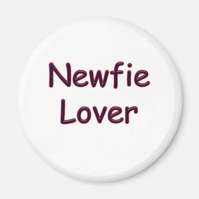 Newfoundland Älskare Magnet (Framsidan)