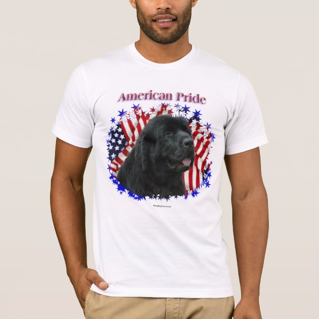 Newfoundland American Pride T-shirt (Framsida)