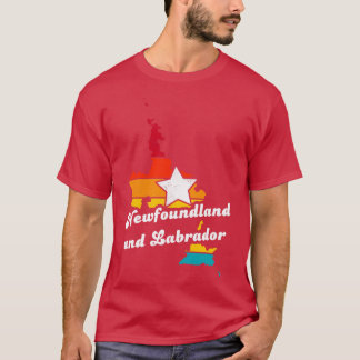 Newfoundland and Labrador Canada Vintage Distresse T Shirt