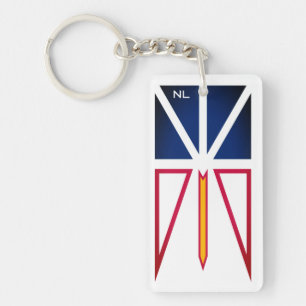Newfoundland and Labrador flagga (lodrät)