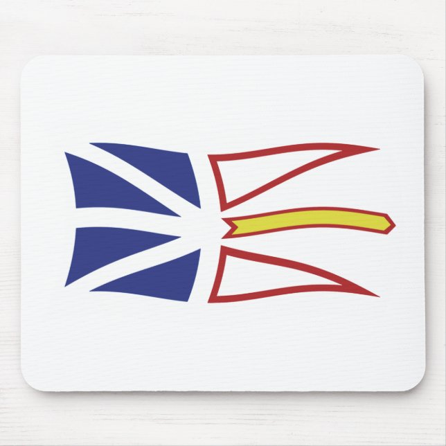 Newfoundland and Labrador Flagga Mousepad Musmatta (Framsidan)