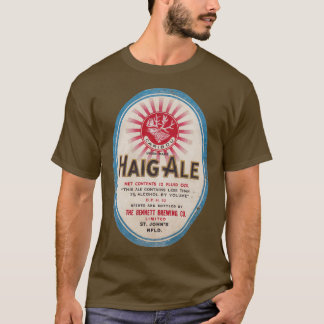 Newfoundland Beer Label Haig Ale T T Shirt