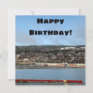Newfoundland Birthday Card Kort