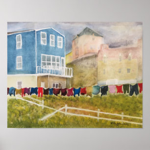 NEWFOUNDLAND CANADA - VATTENKOLOR POSTER