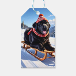 Newfoundland Christmas Presentetikett