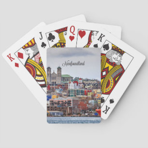 Newfoundland, cityscape-foto, casinokort