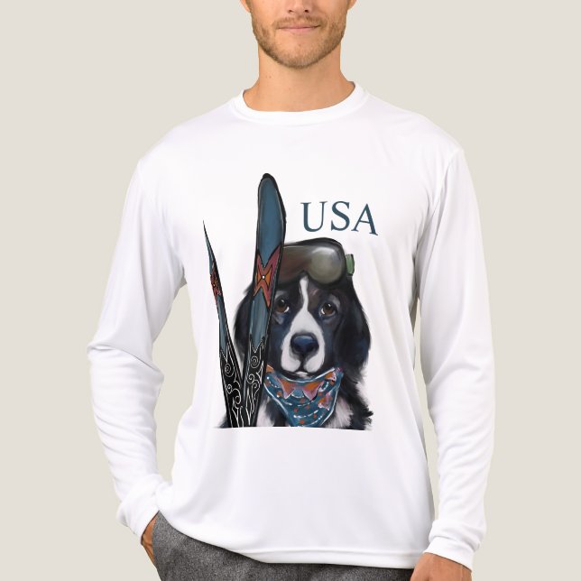 NEWFOUNDLAND DOG  T SHIRT (Framsida)
