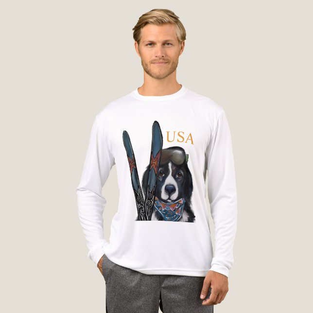 NEWFOUNDLAND DOG  T SHIRT (Hel framsida)