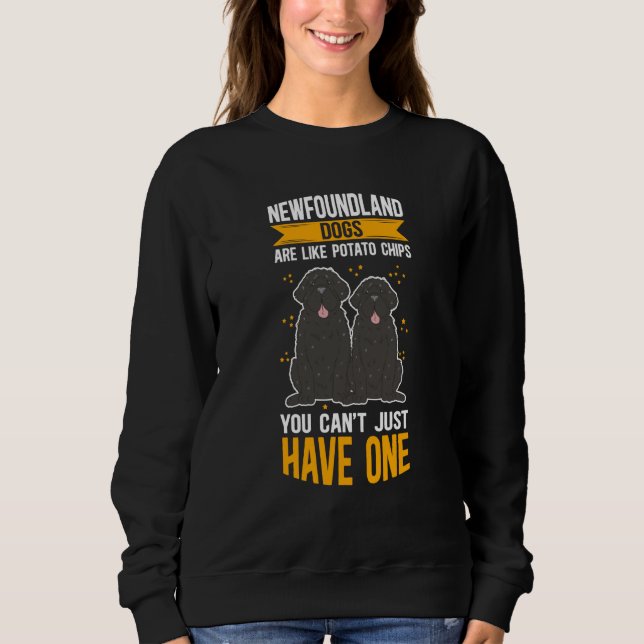 Newfoundland Dogs Are Like Dog Owner Newfoundland T Shirt (Framsida)