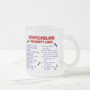 NEWFOUNDLAND egendomlagar 2 Frostad Glasmugg