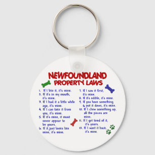 NEWFOUNDLAND egendomlagar 2 Nyckelring