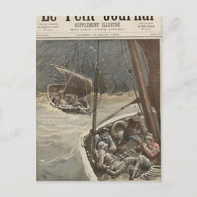 Newfoundland Fishermen Vykort (Framsida)