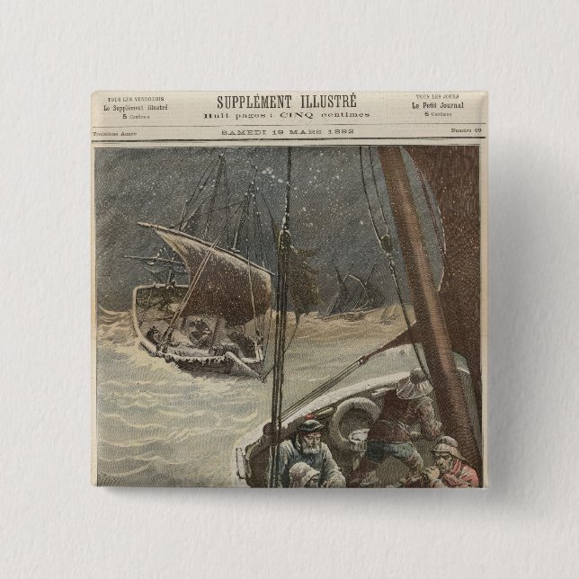 Newfoundland fiskare knapp (Framsida)