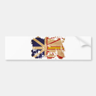 Newfoundland flagga bildekal