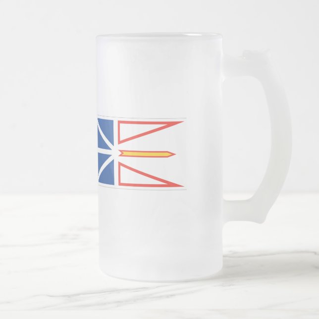 NEWFOUNDLAND FLAGGA FROSTAT ÖLGLAS (Höger)