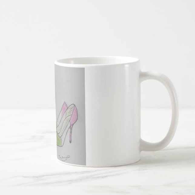 Newfoundland, flagga, högklackskor kaffemugg (Höger)