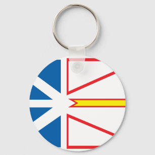 Newfoundland flagga nyckelring