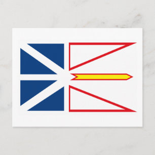 Newfoundland Flagga Postcard Vykort