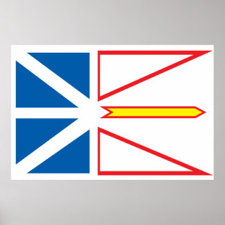Newfoundland flagga poster