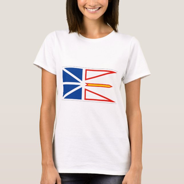 NEWFOUNDLAND FLAGGA T-SHIRT (Framsida)