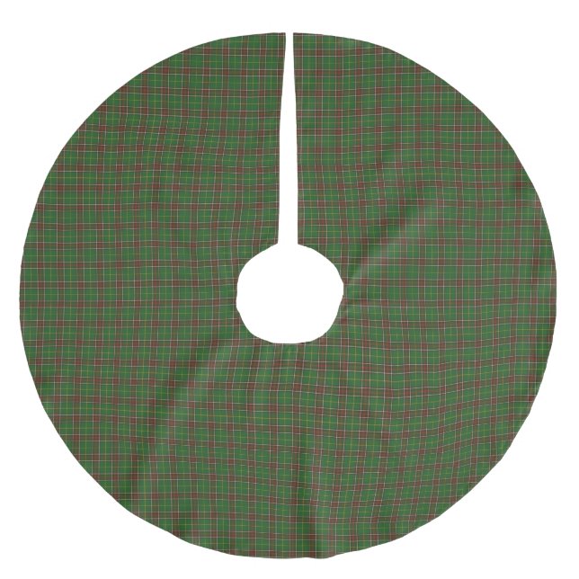 Newfoundland för trädkjoljul tartan julgransmatta borstad polyester (Framsidan)