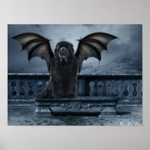 Newfoundland Gargoyle Poster
