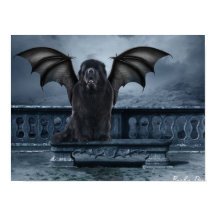 Newfoundland Gargoyle Poster